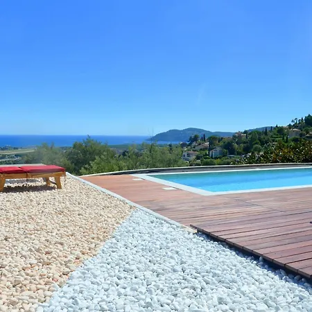 2 Luxe Vue Panoramique Piscine Privée Chauffée * Mandelieu