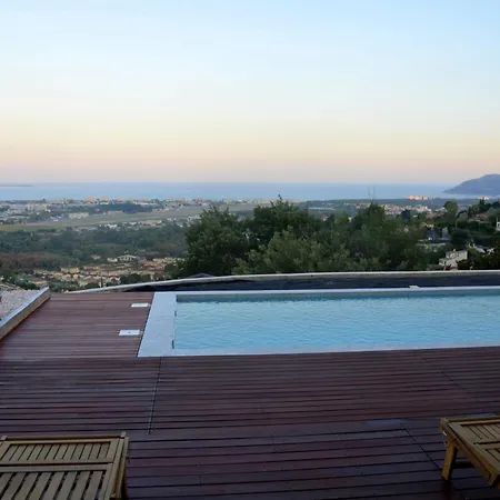 2 Luxe Vue Panoramique Piscine Privée Chauffée