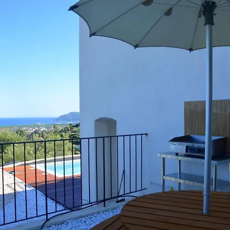 2 Luxe Vue Panoramique Piscine Privée Chauffée Appartamento Mandelieu